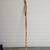 Custom Wood Walking Stick, Wolf or Flower, 53" 2 thumbnail