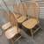 5 BEAUTIFUL REAL SOLID WOOD DINNING CHAIRS 4 thumbnail