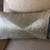 SHIMMERY SILVER BEADED DECORATIVE PILLOW - New 1 thumbnail
