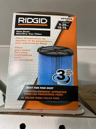 Ridgid vacuum filter 1