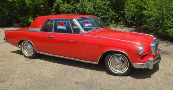 1962 Studebaker Gran Turismo Hawk - $10,850 (Naperville)63619083329025124