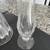 3 clear swung glass vases  11”-19” 9 thumbnail