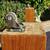 SOLID teak LARGE side table---NO VENEER---A TANK! 8 thumbnail
