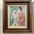 80s - Picasso "the Lovers" canvas reproduction print - framed 1 thumbnail