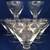 8 Etched Crystal Glass stemware 4 thumbnail