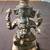 Heavy Bronze / Brass Ganesha Indian God Statue 1 thumbnail