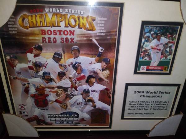 Red Sox 2004 World Series Championship Frame 1