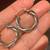 Yellow and White Gold Hoop Earrings   Excellent Condition 9 thumbnail