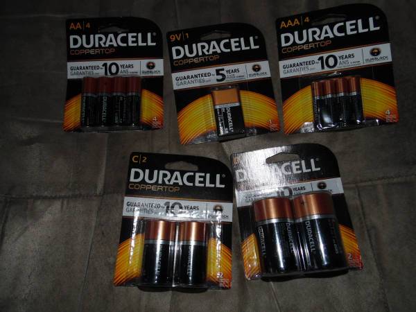 Energizer Batteries Large Count Packages AA, AAA, C, D, 9 Volt, Button 1