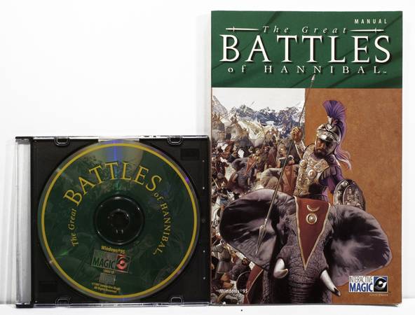 Military strategy games on CD:  Alexander, Caesar, Hannibal. - $20 (Bloomington)63470971120259122