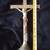 Vintage Bronze Christian Cross Metal 4 thumbnail
