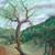Stunning 50" X 43" Landscape Impressionist  Signed Oil on Board 12 thumbnail