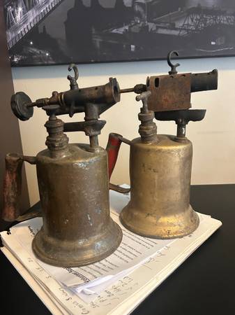2 old blow torches - $3063435861727233121