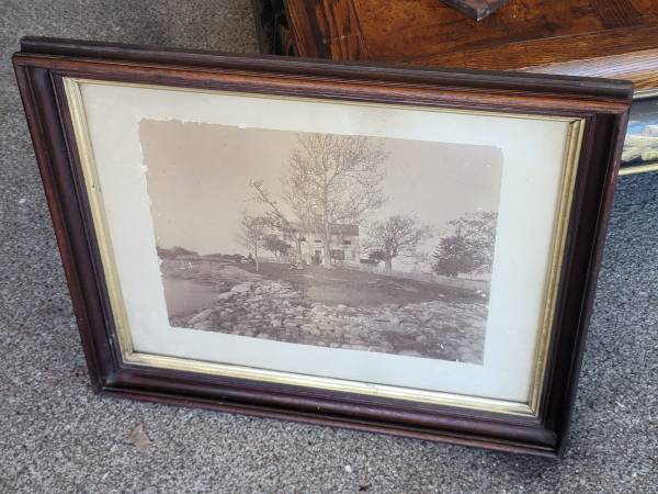 Framed Farmhouse on a hilltop art 1