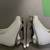 Girls Figure Skate White Junior size 4 5 thumbnail