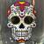 Cristar Day Of The Dead White Skull, Mikonos Stemless Glasses (Lot Of 6) NEW 7 thumbnail