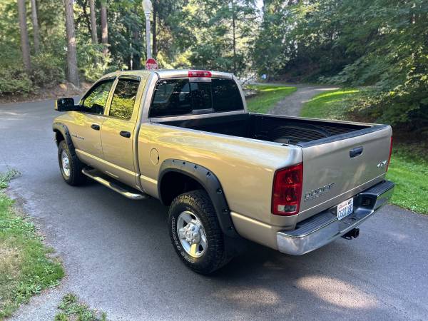2003 Dodge Ram SLT 2500HD Cabina Extendida 4X4 100,000 millas originales - $12,900 (Puyallup)63442185826691122