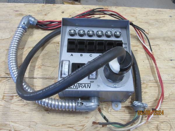 Gen-Tran Transfer Switch - $125 (Waterville)63441524535425121