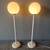 Mid Century Globe Floor Lamps by Olympia Lighting Pair 1 thumbnail