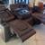 Dual Power Reclining Sofa and Loveseat/ bed frame 2 thumbnail