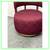 Village West Design Custom Made Swivel Club Chairs In Raspberry 8 thumbnail