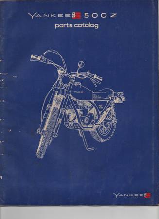YANKEE 500Z PARTS CATALOG 1