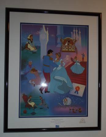 Disney Cinderella 50th Anniversary. Sericel 1