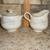 Vintage Homer Laughlin Creamer & Lidded Sugar Bowl, Celeste, 3 thumbnail