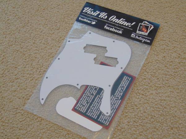 Jazz “Blacktop” pickguard 1