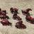 Set of 8 Yi Lin Arts & Treasures of China carved horses and stand 2 thumbnail