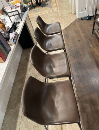 Leather Riparian Counter Stools from Artifact Homes 1