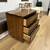 Vintage Mid Century Dixie Walnut 3 Drawer Dresser/Chest/Nightstand 8 thumbnail