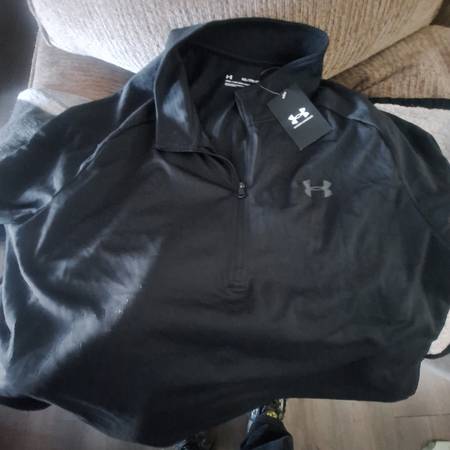 New UNDER ARMOUR Classic NECK SHIRT GRAY  XXL 1