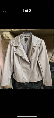 a.n.a Light brown Faux Leather Jacket Light Brown - Large 1