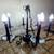 AMAZING Vintage Paul Ferrante Queen Anne replica Wrought Iron Chandelier 9 thumbnail