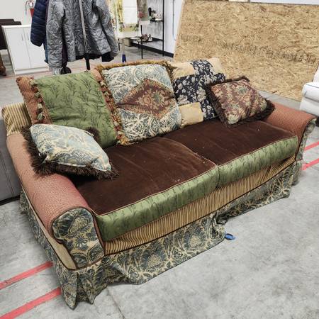 Custom Upholstered Down Sofa 1