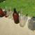 vintage glass bottles,   glass bottles,   1940's  and 50's bottles 3 thumbnail