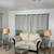 Ashley Furniture Glass, Chrome & Wood 3 Piece Coffee Table Set 7 thumbnail