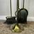 5Pc Brass Fireplace Tool Set Stand Poker Shovel Brush Tongs HEAVY BASE 4 thumbnail