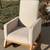 Modern Rocking Chair with cream seats 1 thumbnail
