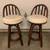 Vintage Kalp-Son Rattan Co. Elegant Mid-century Rattan Swivel Chairs 13 thumbnail