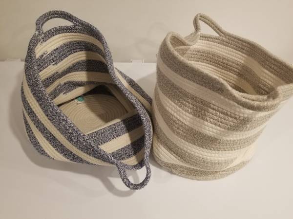Nifty little cloth scrap baskets 1