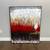 50x40 LARGE Black/White/Grey/Red Textured Canvas Art w/ Floating Frame 2 thumbnail