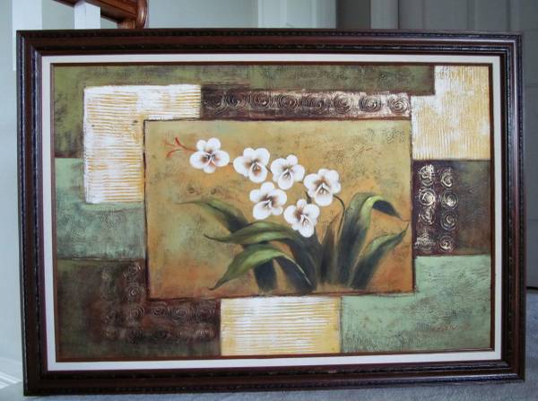 Large Painting with Frame 1