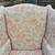Hickory Chair Crewel Style Fabric Wing Back Arm Chairs - A Pair 4 thumbnail