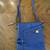 Shoulder/Hand/Crossbody Bags - Black Beaded, Embroidered Bird, Blue 14 thumbnail