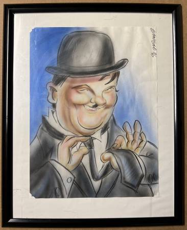 Oliver Hardy -- Original by Sanislo 1