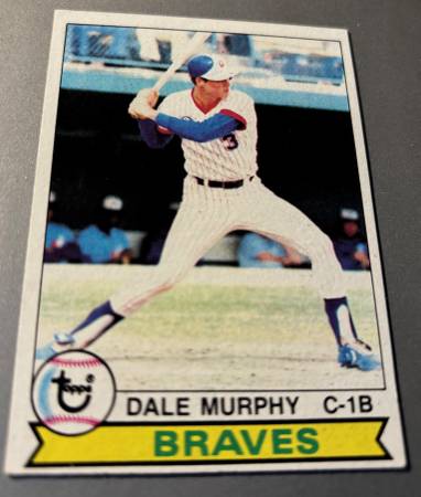 Dale Murphy Braves  1979 card Topps 1