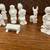 VTG SILVESTRI WHITE PORCELAIN CHRISTMAS NATIVITY FIGURINE SET 1 thumbnail