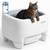 New Fully Open Automatic Self-Cleaning Cat Litter Box, 13L Waste Tank Self-clean 1 thumbnail
